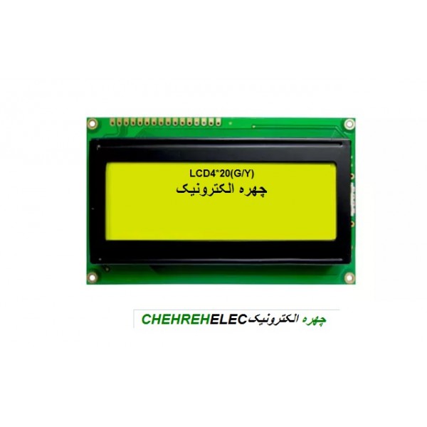 LCD کاراکتری 4*20 بک لایت سبز 